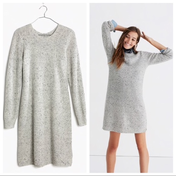 MADEWELL Button Back Sweater Dress - Picture 2 of 8